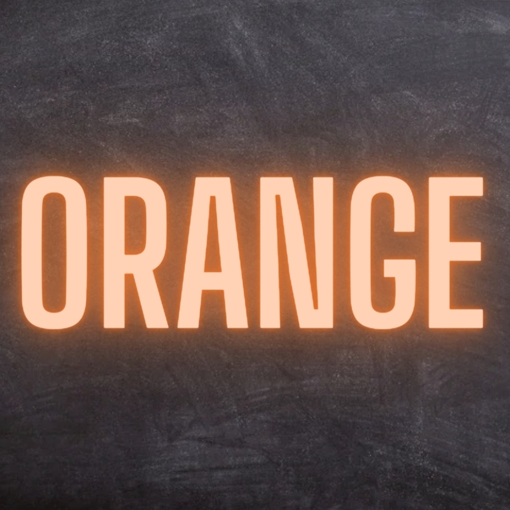 Color coded ORANGE